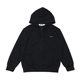 Japanese fashion brand play men's and women's lovers hooded sweater small black heart embroidery autumn and winter long sleeve plus velvet sweater