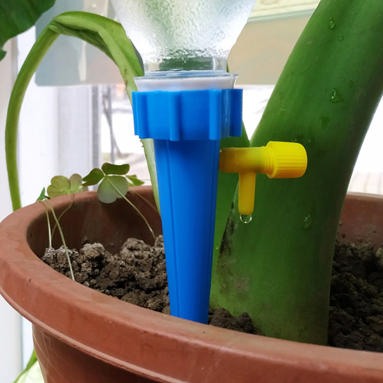 Automatic flower watering device with Switch Control Valve sewer drip irrigation lazy flower pot dripper plastic gardening tools