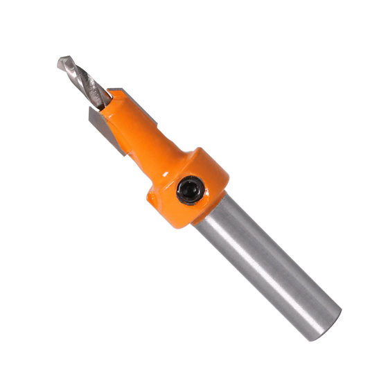 Woodworking countersunk hole drill taper hole drill alloy head screw step drill wood self-tapping screw installation step drill