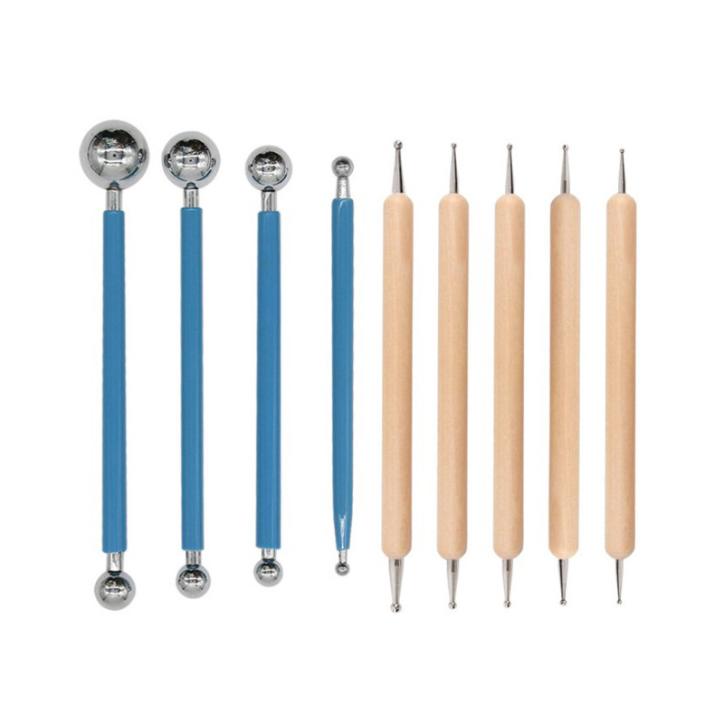 Panwenbo 24-piece clay sculpture ceramic tool combination DIY clay modeling clay soft clay clay sculpture tool
