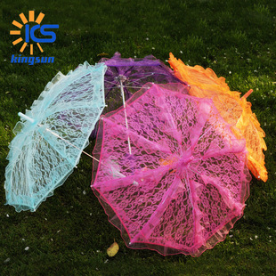 Wedding New Wedding Lace Umbrella Multicolor Lace Performance Props Umbrella Wedding Supplies Props Umbrella Wholesale