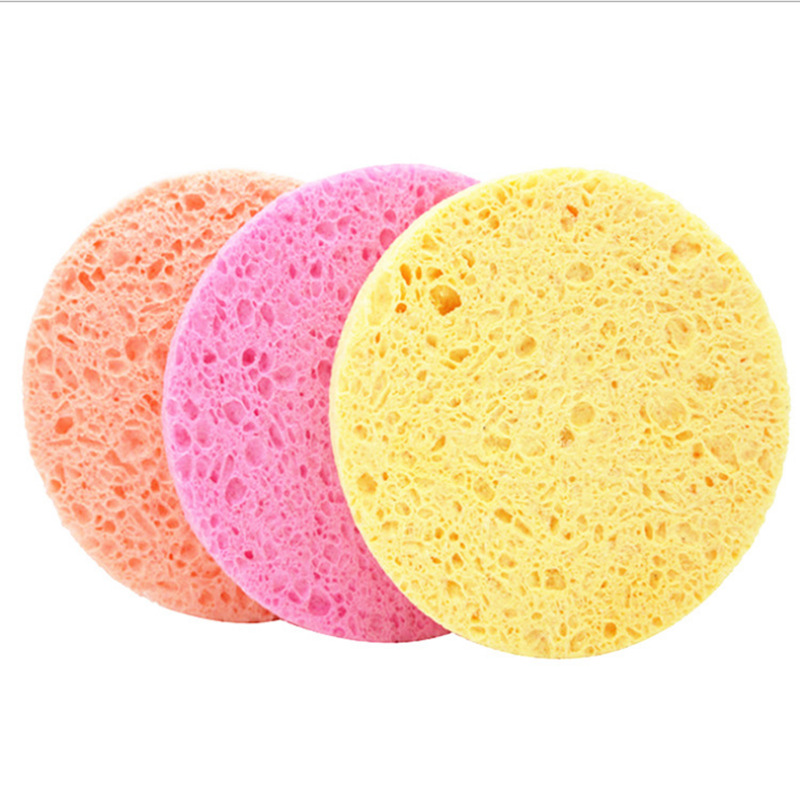 Natural Wood Pulp Cotton Face Cleansing Honeycomb Cleansing Face Cleansing Remover Cotton Makeup Cotton Exfoliating Face Cleansing Sponge