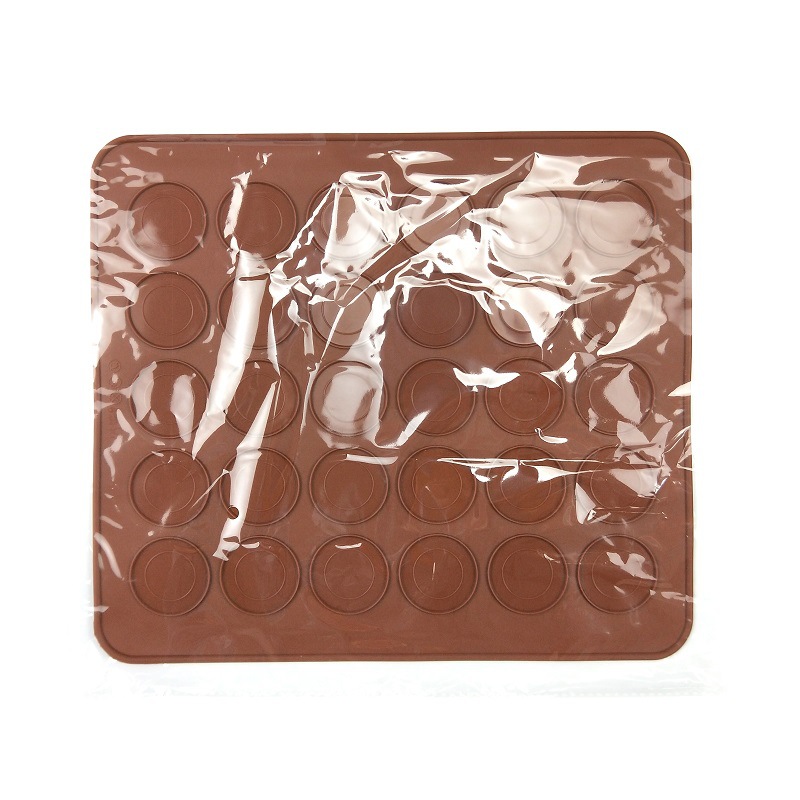 Ningbo factory food grade silicone biscuit chocolate macaron mat baking mat baking tools DIY spot
