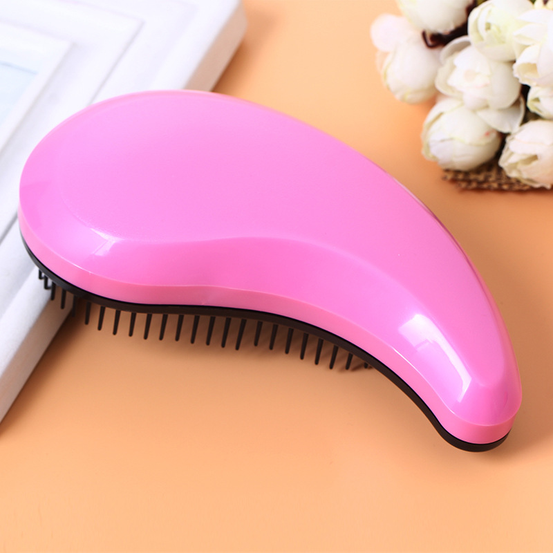 Cross-border tt comb anti-knot comma comb massage hair comb comb plastic candy color children's comb wholesale