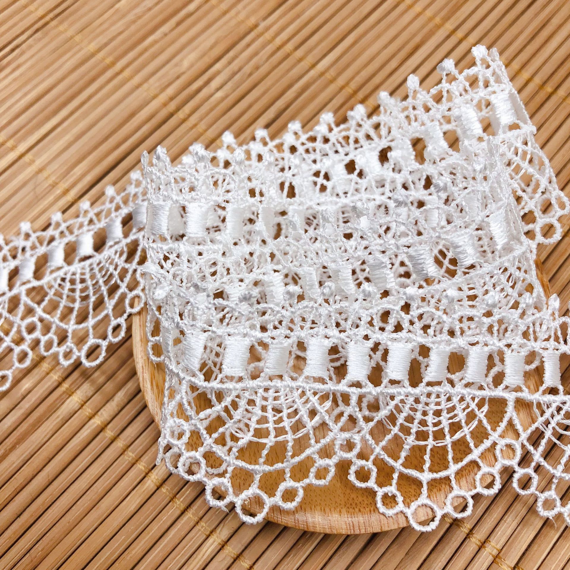 Polyester light thin line water soluble lace clothing accessories clavicle chain pajamas underwear lace Lolita accessories spot lace