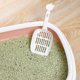 Cat litter box wholesale in stock semi-closed splash-proof Oval cat litter box high edge free cat litter shovel cat toilet free shovel