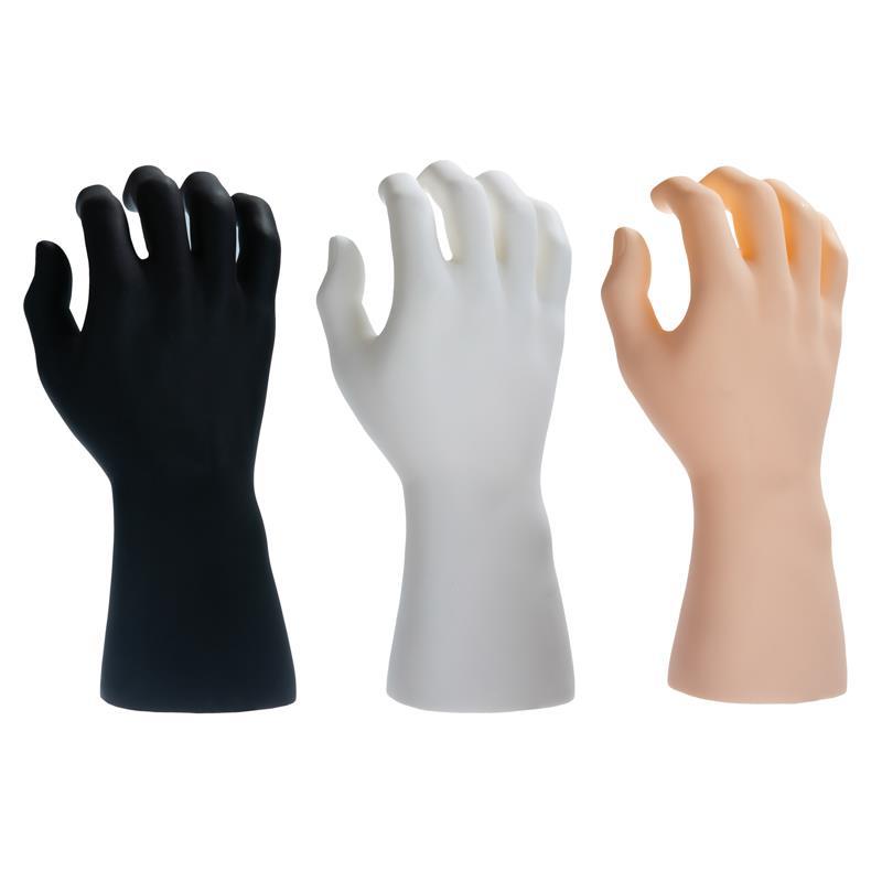 Men's Hand Model Labor Protection Gloves Sports Gloves Gloves Display Hand Model Men's Jewelry Half-grip Curved Hand Model