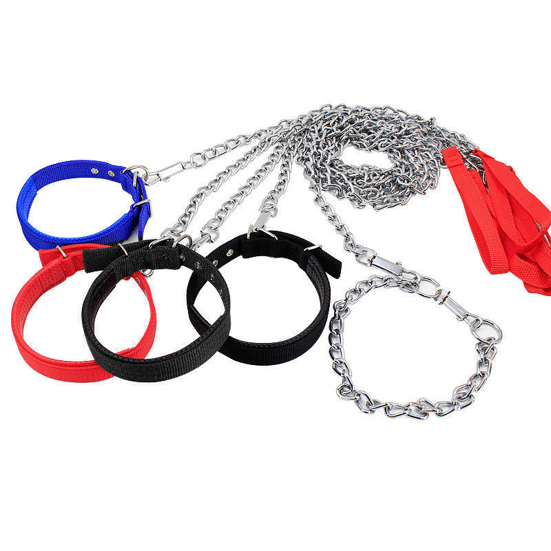 Factory direct pet dog dog chain dog leash pet collar pet supplies a generation of wholesale