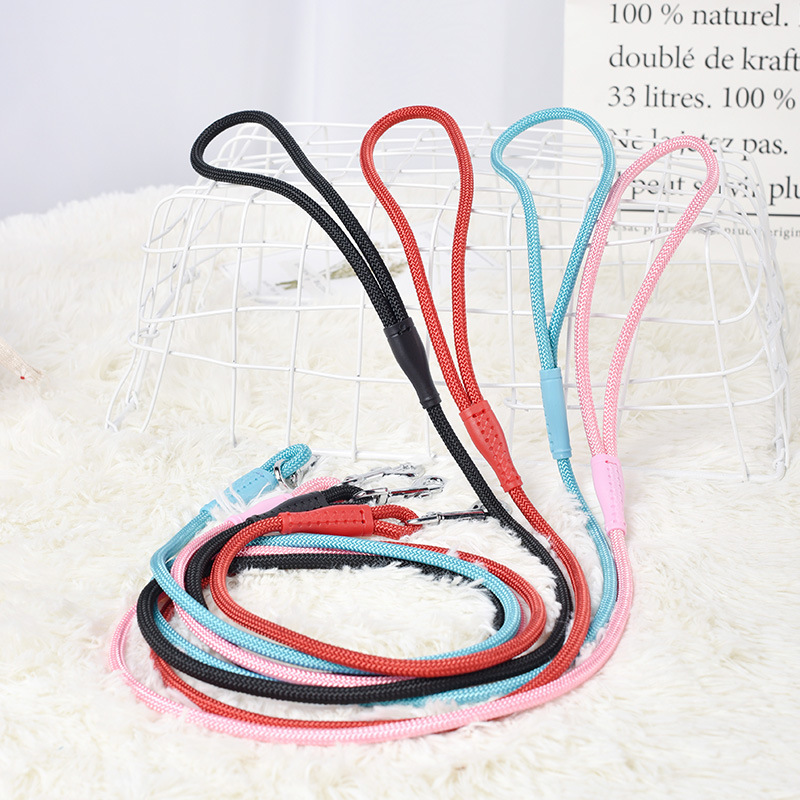 PSM New Dog Leash Dog Walking Rope Dog Chain Golden Hair Leash Pet Supplies Nylon Reflective Comfortable
