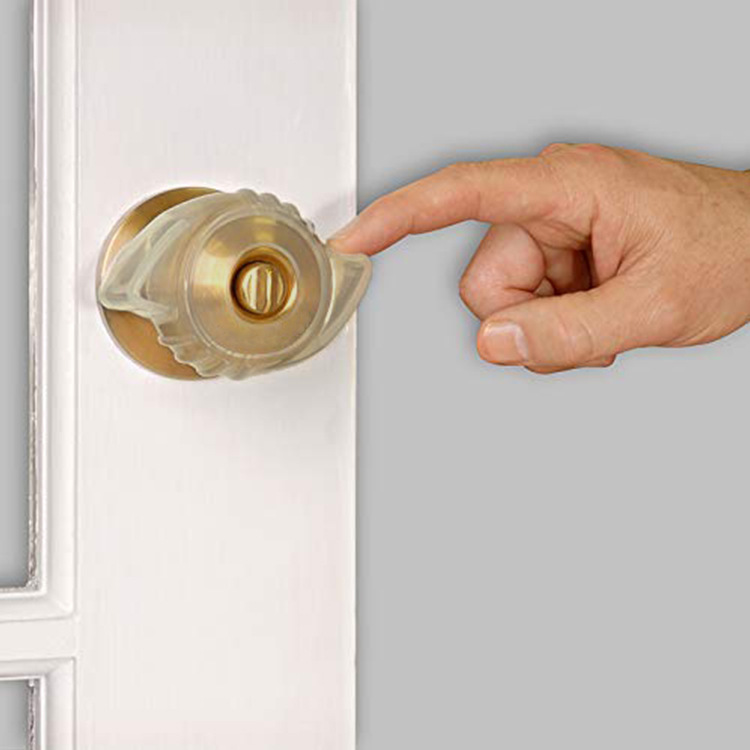 Spherical gloves round gloves anti-static door handle gloves anti-collision non-slip door lock cover for children easy to open the door