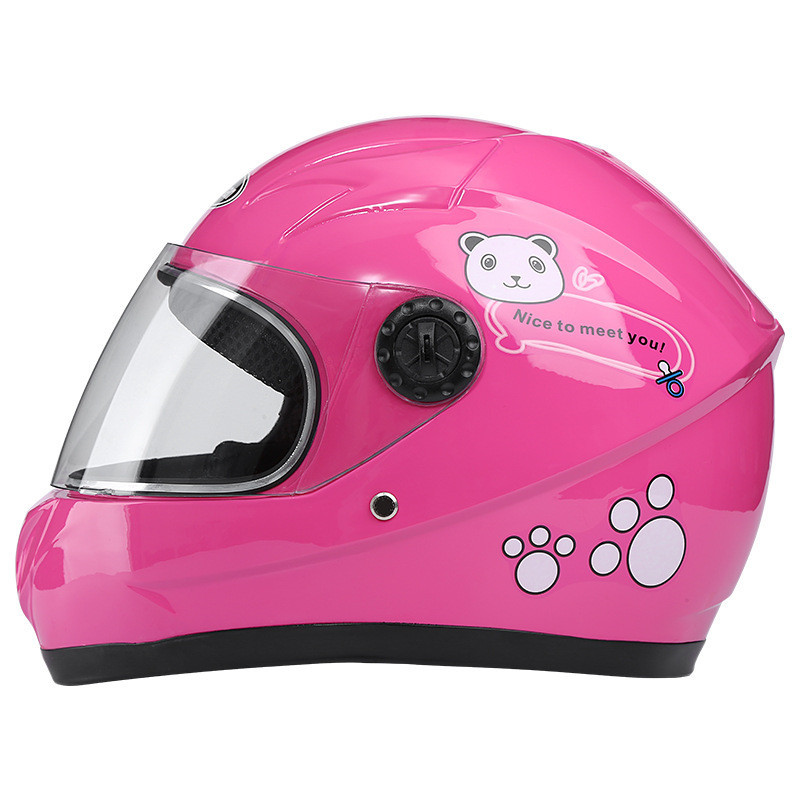 Cross-border children's helmet children's helmet electric car helmet autumn and winter men's and women's helmet warm cartoon manufacturers