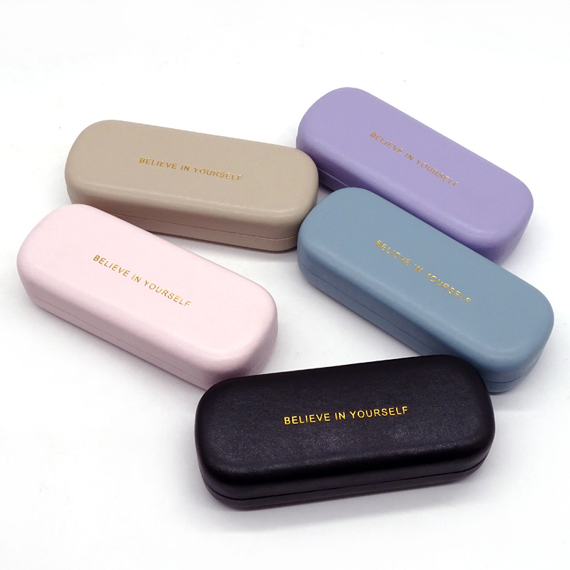 Glasses box manufacturers wholesale printable simple fashion glasses box myopia storage box high sense anti-pressure iron box