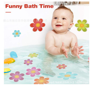 Color flower cartoon rubber PEVA anti-slip stickers PU anti-slip cloth anti-slip tape pattern anti-slip sand stickers