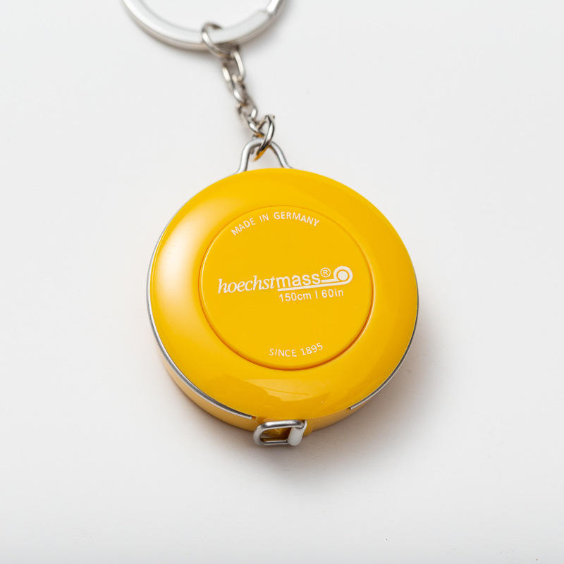 German small keychain tape measure automatic retractable soft ruler measuring measure gift tape print LOGO three circumference measuring ruler