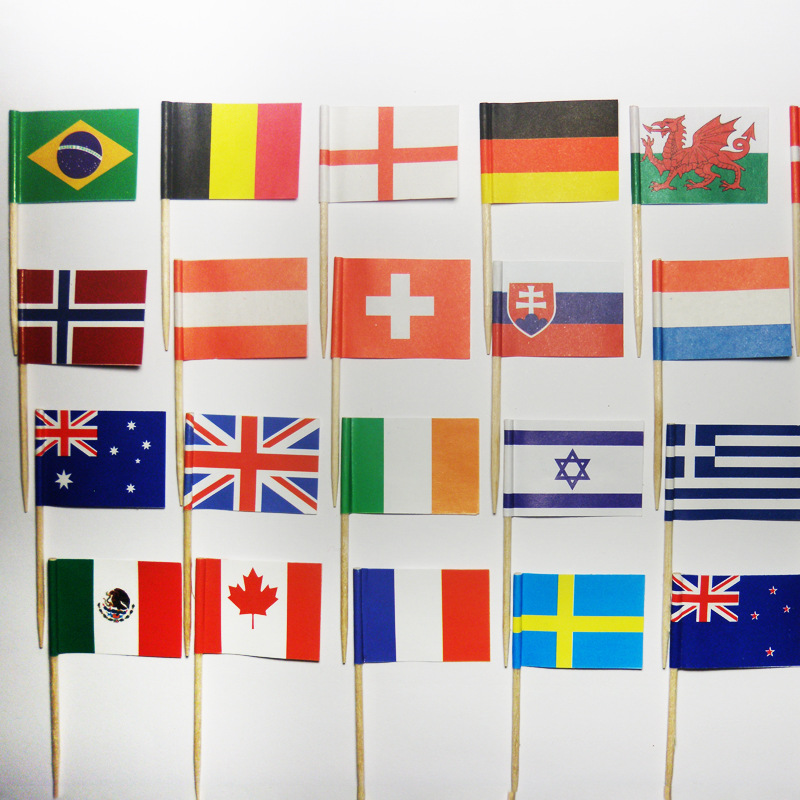 Countries Toothpick Flag Palestine Lebanon Armenia Ethiopia Congo Kenya