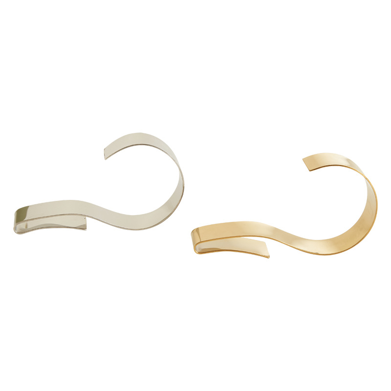Stainless steel Golden Belt display rack clothing store vertical belt rack metal open belt display rack wholesale