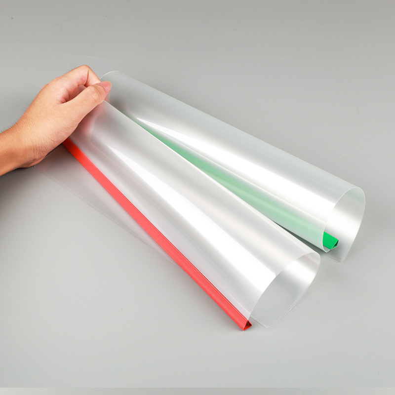 Pinyue wholesale a4 transparent trolley clip large capacity pp plastic loose-leaf contract resume storage sucker folder
