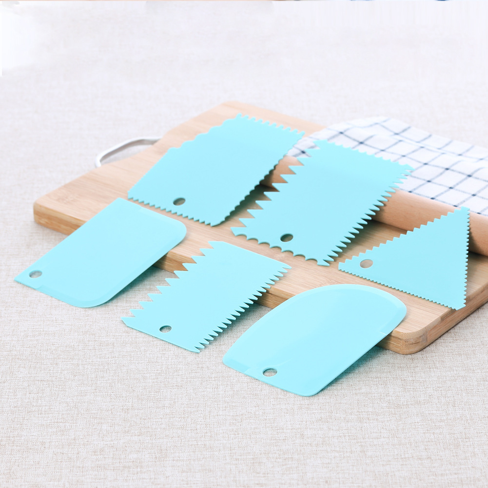 6-piece set 3-piece set cake scraper multi-functional triangular cake scraper cream scraper cake tool