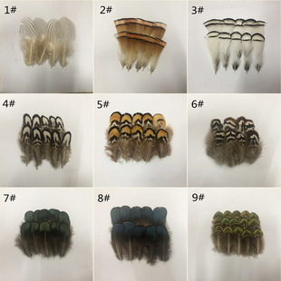 Factory in stock wholesale natural feather color feather accessories jewelry special dream catcher peacock feather