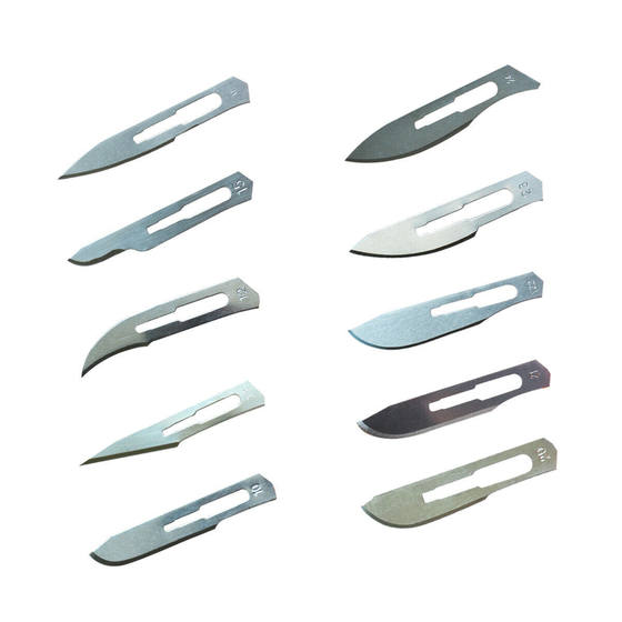 Disposable Sterilized Surgical Blade Carbon Steel English Carbon Steel Double Eyelid Carving Blade Non-domestic Hospital Use