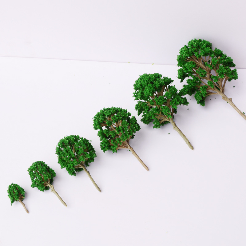 Sand table landscape model Tree mini plastic finished small tree miniature building scene tree ring art landscape plastic Mulberry