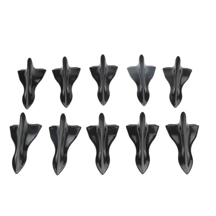 Cross-border hot-selling body decoration modification parts car antenna black pointed stick-on shark fin roof spoiler