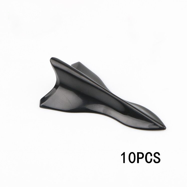 Cross-border hot-selling body decoration modification parts car antenna black pointed stick-on shark fin roof spoiler