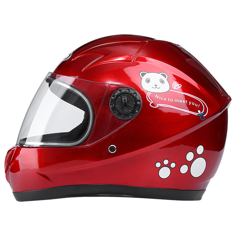 Cross-border children's helmet children's helmet electric car helmet autumn and winter men's and women's helmet warm cartoon manufacturers