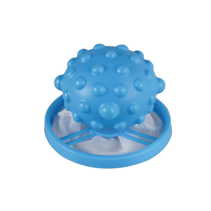 Washing Machine Float Filter Bag Hair Filter Hair Cleaner Cleaning Clothes Washer Ball (Spur Ball) Dark Color