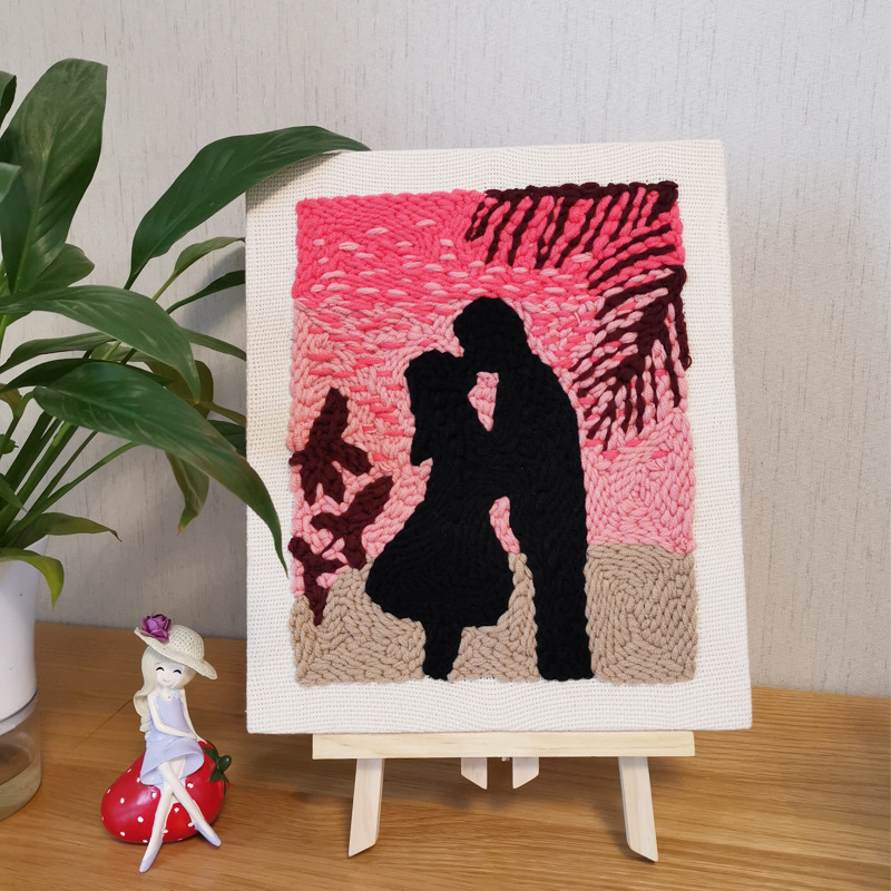 Shake Sound Unicorn Russian Poke Embroidery Needle Pen Wool Rub Show Handmade DIY Material Bag Cross Stitch New Style