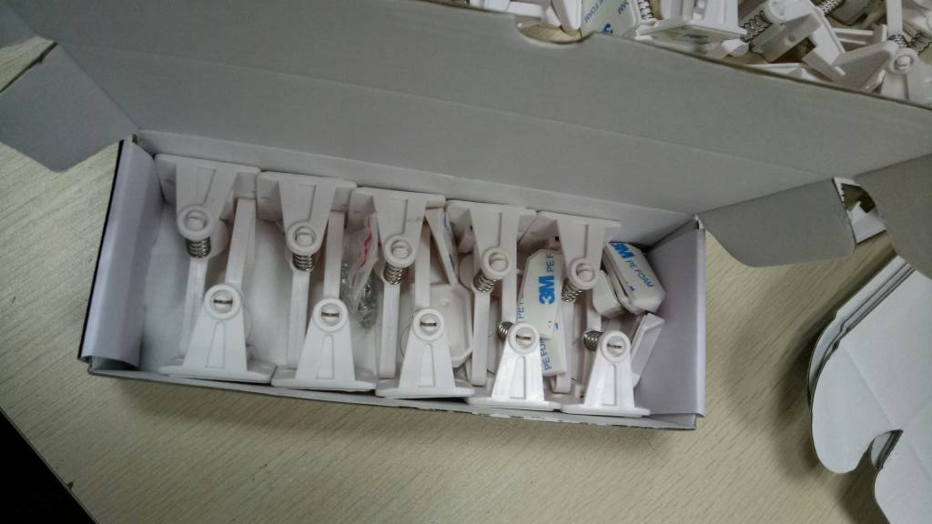 Baby child safety creative drawer lock cabinet door lock invisible cabinet door lock spring lock baby safety lock anti-pinch hand
