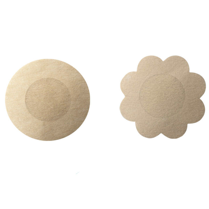 Cross-border supply milk paste silicone invisible chest paste anti-bump anti-light nipple paste non-woven disposable milk paste
