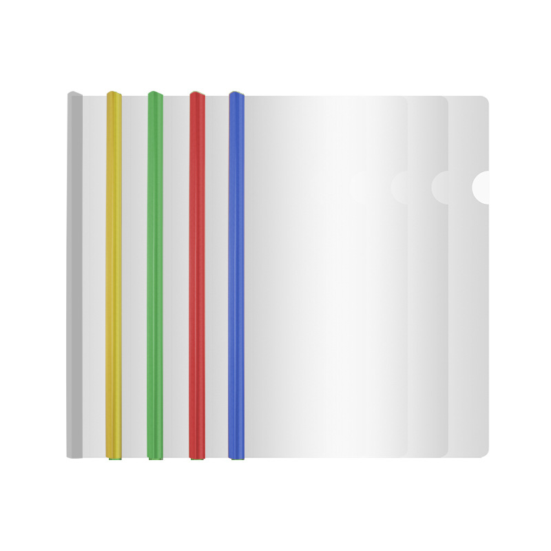 Pinyue wholesale a4 transparent trolley clip large capacity pp plastic loose-leaf contract resume storage sucker folder