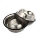 Factory Hot Explosions Anti-falling Stainless Steel Dog Bowl Pet Bowl Creative Anti-rust Dog Food Pet Feed Cat Food Bowl