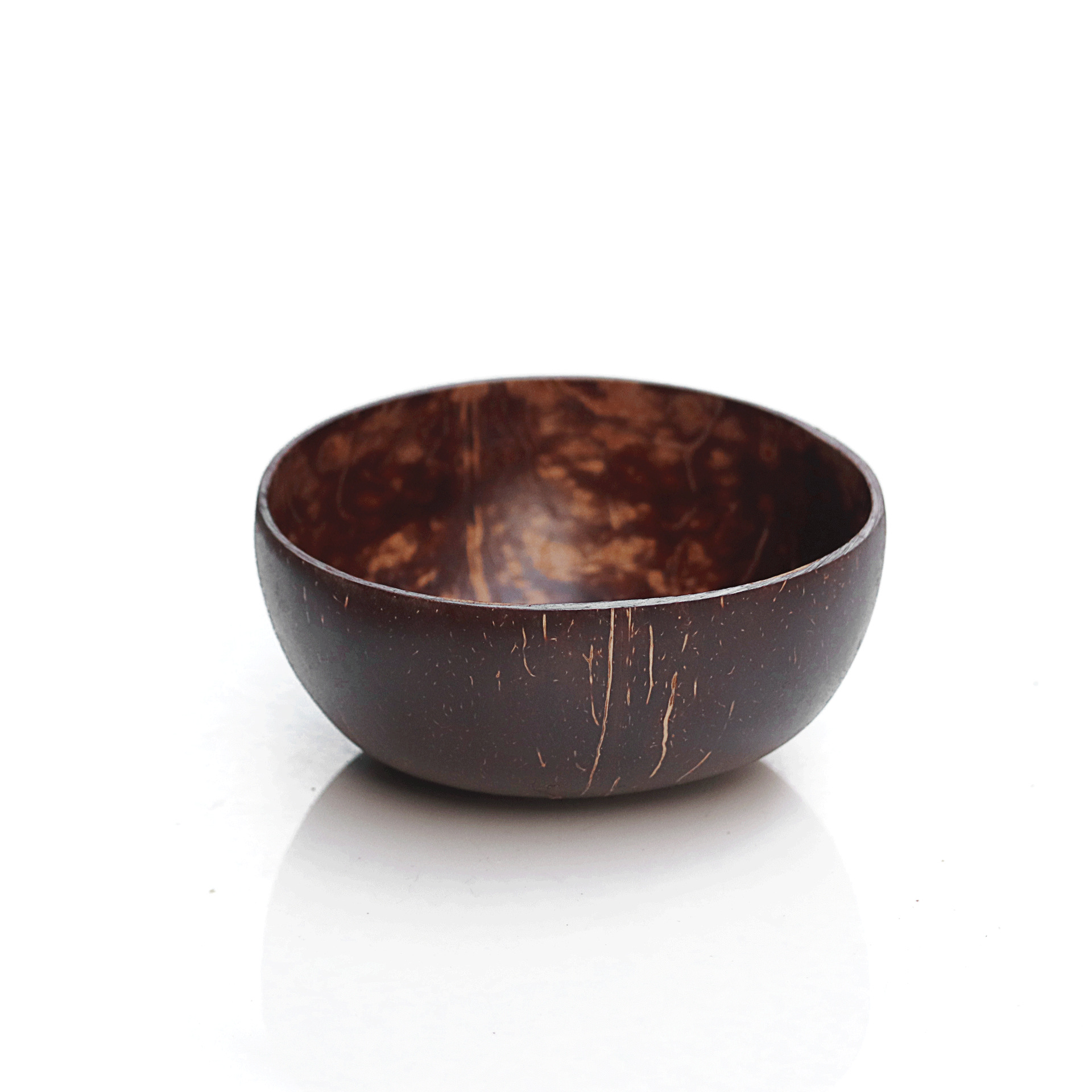 Natural Vietnam coconut shell bowl coconut wooden spoon mixing spoon spoon spoon Hainan old coconut shell fork knife fruit salad bowl