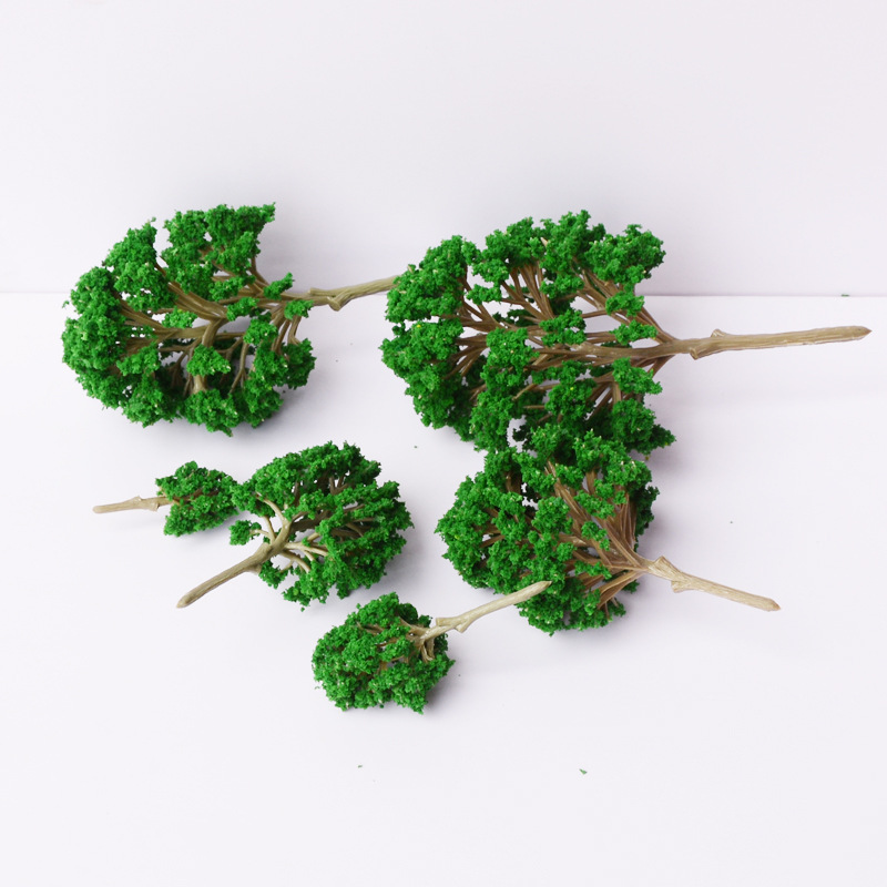Sand table landscape model Tree mini plastic finished small tree miniature building scene tree ring art landscape plastic Mulberry