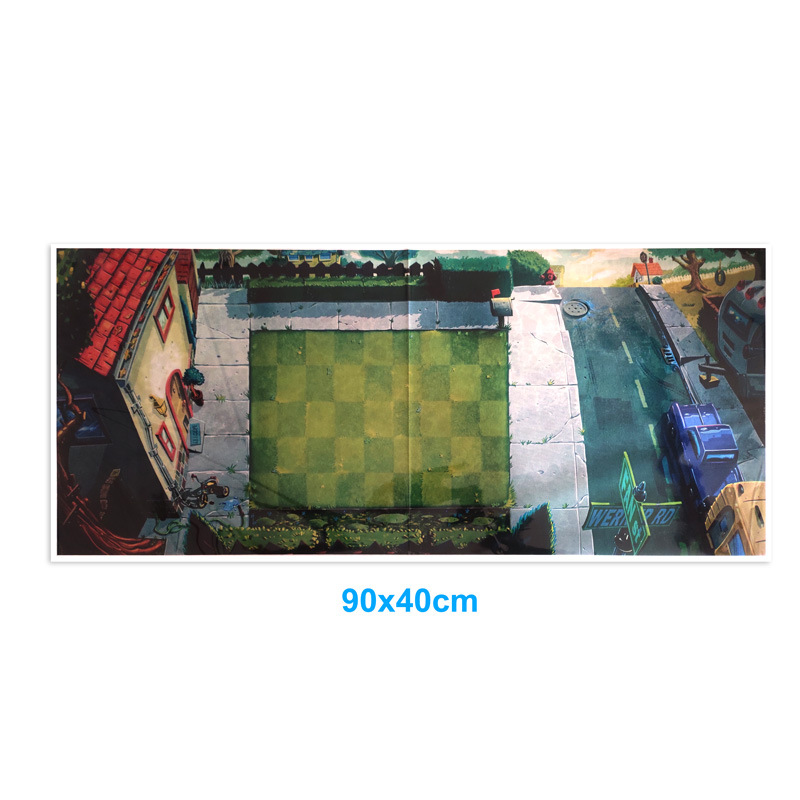Plant Big Battle Map 40*90cm Zombie Game Mat Toy Accessories Waterproof Tear Large Map