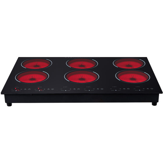 XINMEIDQ Commercial Electric Ceramic Stove Induction Cooker Multi-head Four or Six-head Eyes Pot Tin Paper Flower Armor Not Picking Pot