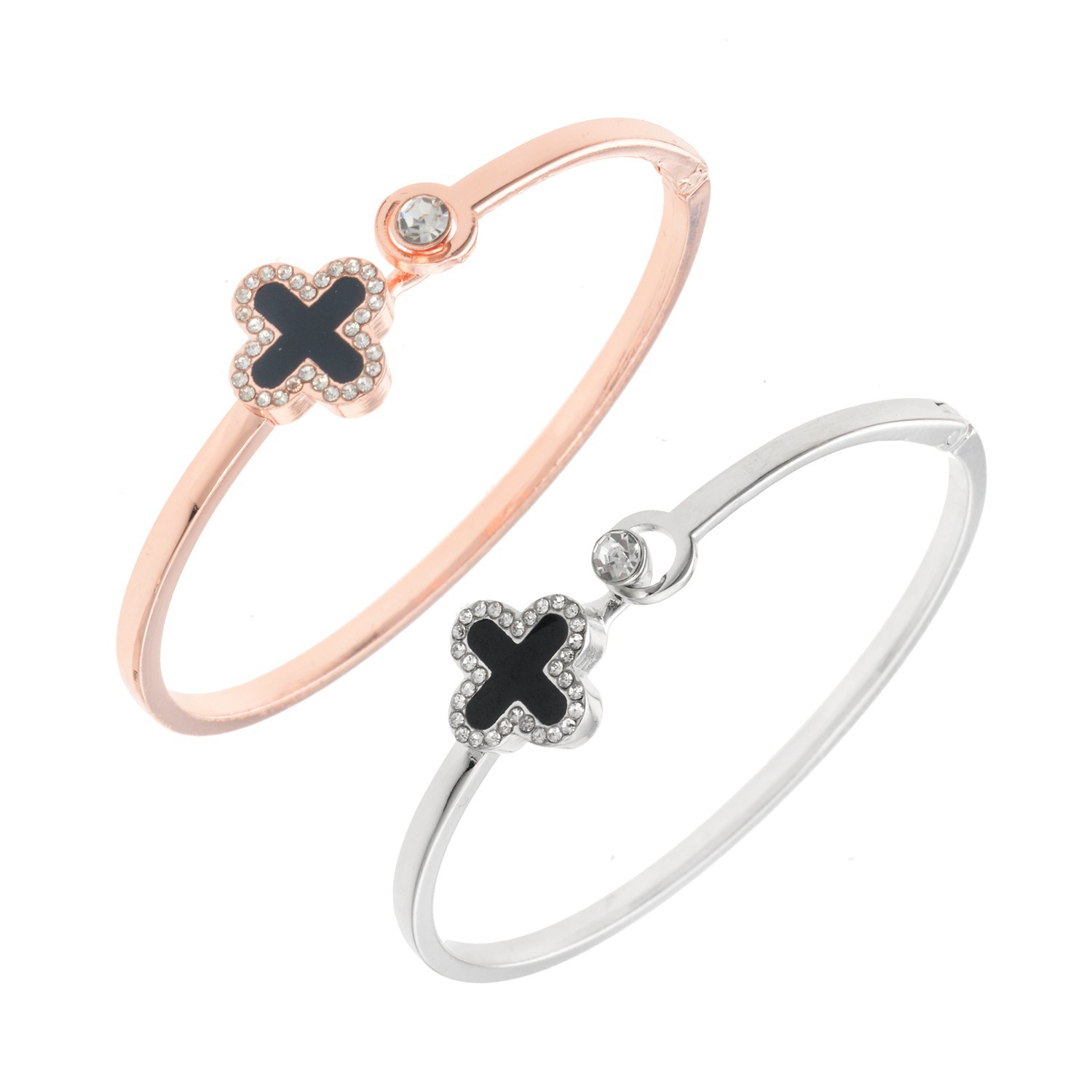 Корейский Стиль Мода Lucky Clover браслет розовое золото защита окружающей среды браслет часы аксессуары ювелирные изделия оптом прямые продажи с фабрики