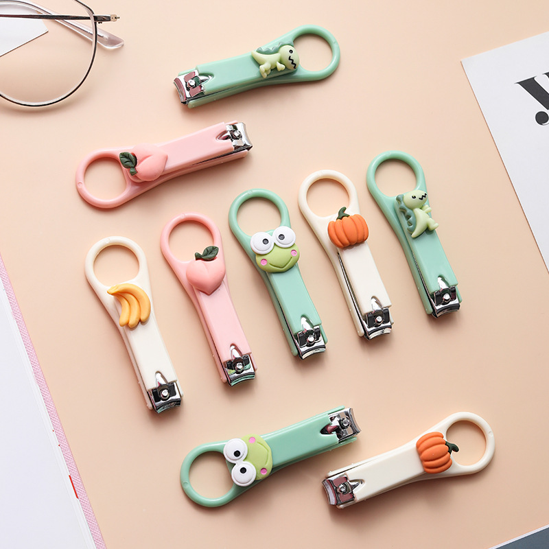 Creative cartoon nail clippers cute student nail clippers stainless steel nail clippers small gift portable small nail clippers
