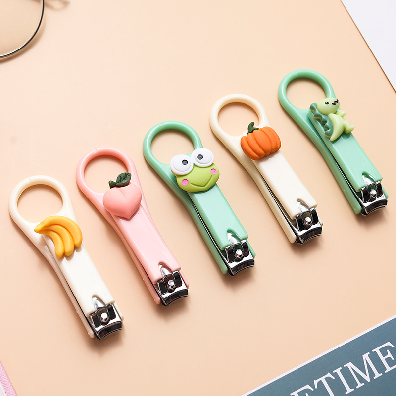 Creative cartoon nail clippers cute student nail clippers stainless steel nail clippers small gift portable small nail clippers