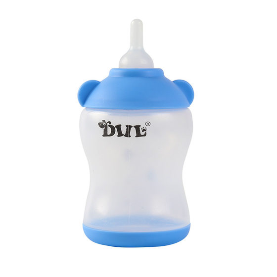 Pet supplies wholesale dog bottle set 100ml puppy cat feeding 4-piece set of edible silicone bottle