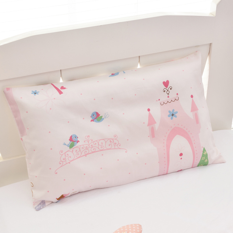 Baby children's cotton kindergarten pillowcase 30*50 40*60 (for 30*50 memory pillow) 47*70