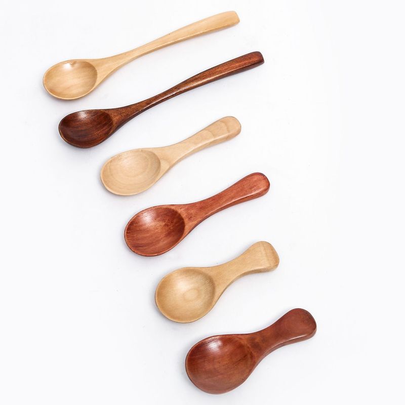 メーカー日韓子供粉ミルクスプーン実木甜品小茶さじ荷木伴手プレゼント8cm木スプーン卸売り|undefined