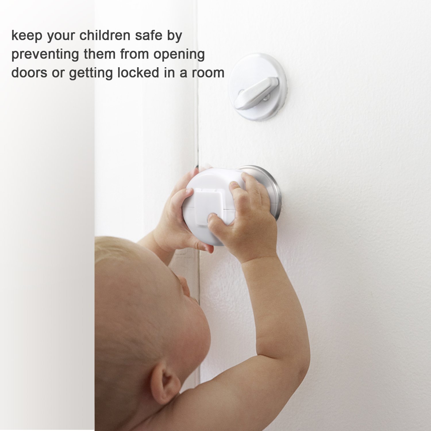 Children's door handle protective cover baby ball lock anti-door handle gloves round lock ball lock protective cover