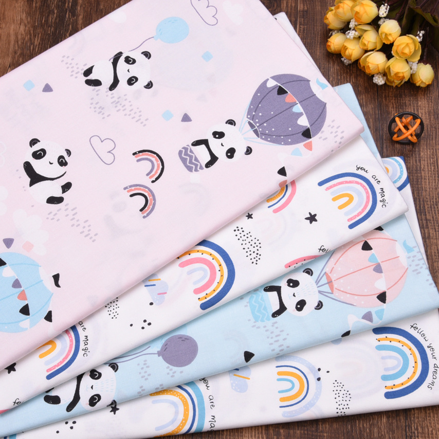 Factory wholesale supply animal cartoon advertisement balloon 1.6 meters wide cotton twill printed cotton