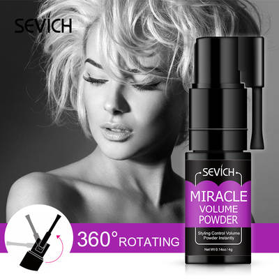 360-degree rotating fluffy powder hair wash-free bangs oil-removing pine powder oil-removing head men's and women's modeling spray cross-border