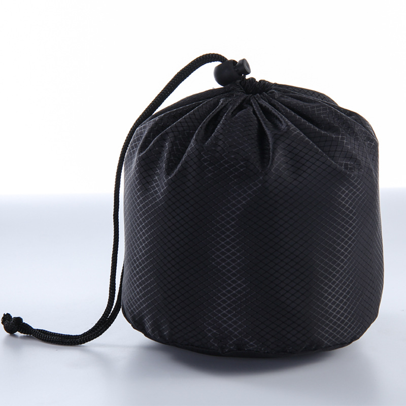 LOGO Pillow Storage Bag Travel Portable Bundle Pocket Drawstring Bag Round Bottom Bag Memory Pillow Packaging Bag for Storage