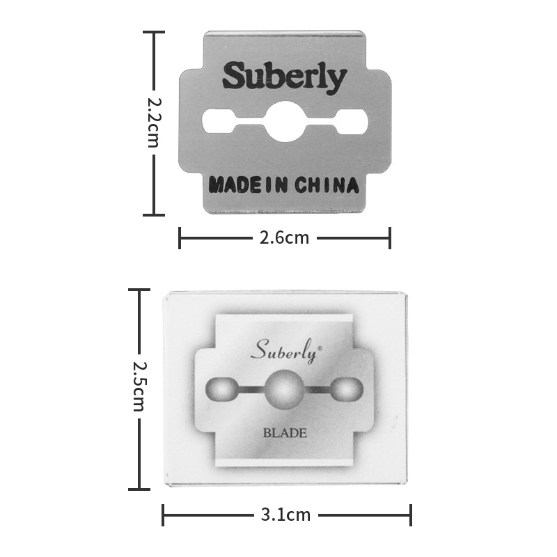 厂家批发不锈钢脚刨刀通用刀片美甲刨脚刀片刮脚刀片配套刀片套装