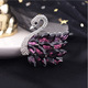 Elegant Amethyst Swan